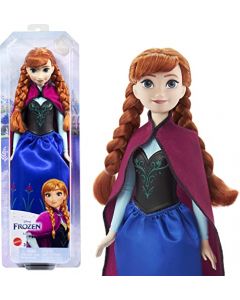 Disney Frozen 2 Anna viajera Muñeca con look de viaje, juguete +3 años (Mattel HLW49)