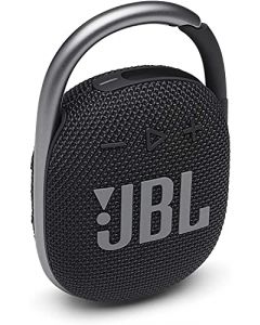 JBL Clip 4: Altavoz portátil con Bluetooth, batería incorporada, Resistente al Agua y al Polvo - Nueva versión Negra