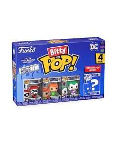 Funko Bitty Pop! DC - Harley Quinn, The Joker, Poison Ivy Y una Minifigura Misteriosa Sorpresa - 0.9 Inch (2.2 Cm) - DC ComicsColeccionable - Repisa Apilable Incluida - Idea de Regalo