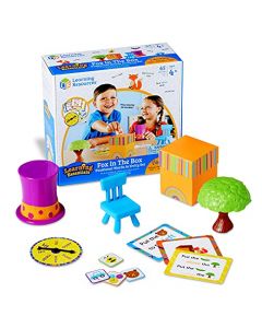 Learning Resources Fox In The Box- Position Word Activity Set, 65 Pieces