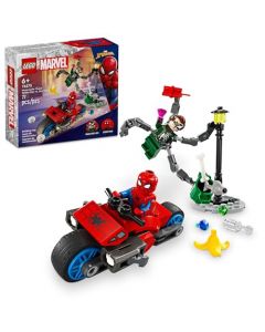 LEGO Marvel Persecución en Moto: Spider-Man vs. Doc Ock Juguete de construcción 76275