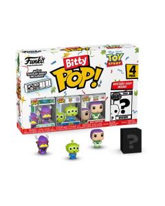 Funko Bitty Pop!: Toy Story Mini Collectible Toys 4-Pack - Zurg, Alien, Buzz Lightyear & Mystery Chase Figure (Styles May Vary)