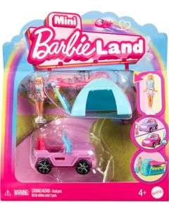 Barbie Mini BarbieLand Vehículo para Muñecas Jeep para niñas de 4 años en adelante