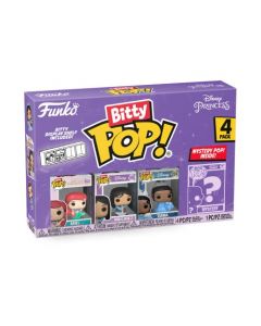 Funko Bitty Pop! Disney Princess - Ariel, Mulan, Tiana Y una Minifigura Misteriosa Sorpresa - 0.9 Inch (2.2 Cm) Coleccionable - Repisa Apilable Incluida - Idea de Regalo - Toppers de Tarta