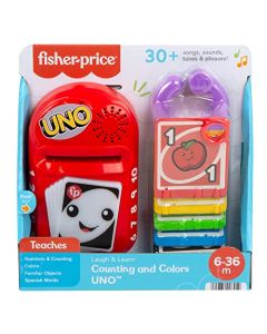 Fisher-Price Ríe y Aprende, Uno Aprende Colores Y Números, Juguete para Bebes de 12 Meses en adelante