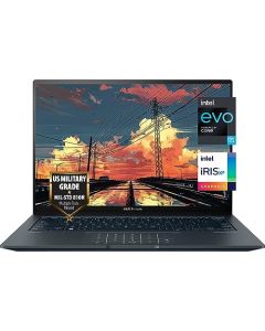 ASUS Zenbook visualización táctil OLED de 14.5" 2.8K (2880 x 1800) 120Hz Intel Core i5-13500H (Beats i7-1360P), teclado retroiluminado, huella digital, Harman/Kardon, Win 11, con paquete WOWPC (8GB RAM | 1TB PCIe SSD)