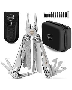 MIAOKE Multitool 23 en 1 con caja de regalo de alta calidad, destornilladores, destornilladores, abridor de botellas, accesorios geniales para hombres, el mejor regalo para novio, papá, él, marido