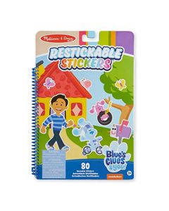 Melissa & Doug Blue's Clues & You! Bloc de Pegatinas Reutilizables - Los Lugares Que Blue Ama