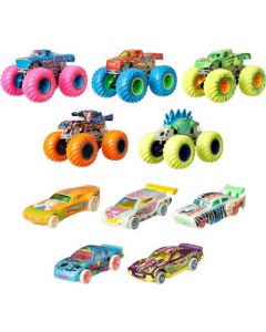 Hot Wheels Monster Trucks Glow in The Dark Multipack Vehículos de Juguete para niños a Partir de 3 años