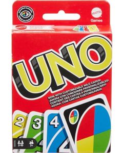 Mattel Games UNO Juego de Cartas Original para Jugar con Amigos para niños de 7 años en adelante