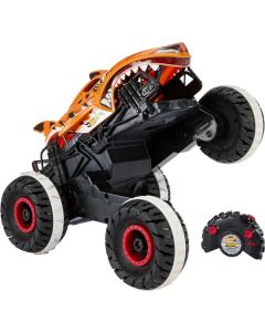 Hot Wheels Monster Trucks Tiger Shark Vehículo Radio Control Escala 1:15 para niños a Partir de 4 años