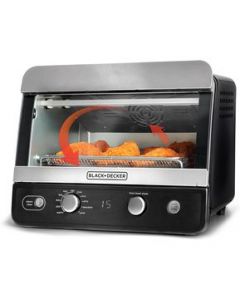 Horno Electrico Freidora Aire 2en1 Black+ Decker 8 Funciones