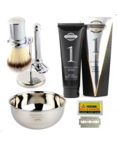 Kit De Afeitado Completo The Shaving Co. Acero + One System - 1