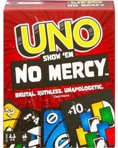 UNO Juego de Cartas No Mercy para niños de 7 años en adelante