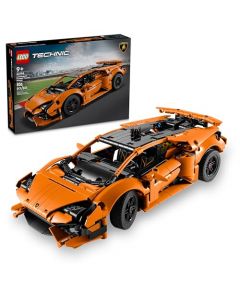 LEGO® Technic Lamborghini Huracán Tecnica Naranja Juguete de construcción, Set de vehículo y Modelo de Coche para niños y niñas 42196