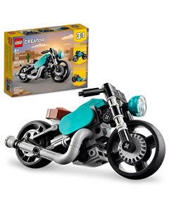 Lego® Creator 31135 Moto Clásica; Incluye Modelos alternativos de una Moto callejera; Juguete de Regalo para niños y niñas a Partir de 8 años (128 Piezas)