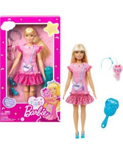 Barbie Mi Primera Muñeca Rubia con Gatito para niñas de 3 años en adelante