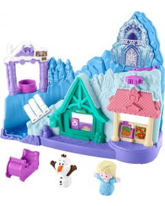 Fisher-Price Little People Frozen Juguete para Bebés Aventuras en Trineo en Arendelle para niños de 18 Meses en adelante