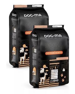 DOGMA - Alimento para Perro de Salmón - Alta Digestibilidad Completa y óptima nutrición para Perros hipoalergénico Fortalece el Sistema inmune croquetas para Perro Comida Cachorro (20 Kg)