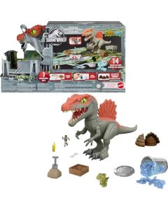 Mattel Jurassic World Crushivores Spinosaurus Cage Crasher