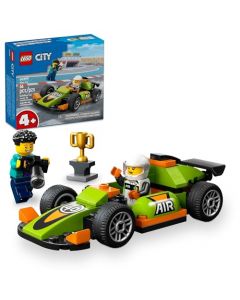 LEGO City Auto de Carreras Verde Vehículo de Competencia de Juguete para Mayores de 4 años 60399