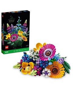 LEGO® Icons 10313 Ramo de Flores Silvestres, Bloques de Construcción para Adultos, Idea Regalo para Mujeres y Hombres, Decoración Hogar u Oficina (939 Piezas)