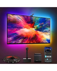 Govee Envisual TV Luz LED con Cámara, RGBIC DreamView Tira de Luces LED Alexa, WiFi Gaming TV Backlights Funciona con Alexa y Google Assistant, Luces LED Inteligentes Soporta 55-65 Pulgada TV para Película