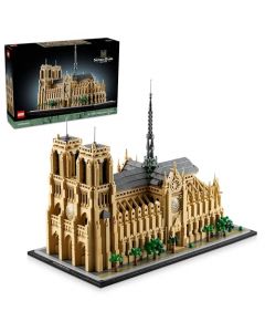 LEGO® Architecture Notre Dame de París, Set de construcción Coleccionable para Adultos, icónico Monumento de Francia, Regalo para Amantes de la Historia y los Viajes 21061