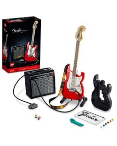 LEGO - Kit de construcción Ideas Fender Stratocaster 21329, ideal para guitarristas y amantes de la música (1079 piezas)