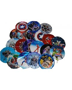 Marvel Avengers and DC Superhéroe 20 globos Mega Pack Party Kit – Múltiples escenas de estilo cómic – Kit de globos de 20 piezas – Paquete de globos – Niño o niña