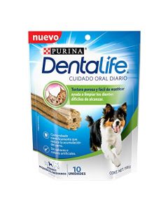 PURINA Dentalife Snack Cuidado Oral Perros Razas Pequeñas y Medianas 198g