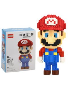 WAGADA Juguetes de Bloques de Construcción Mario Bros, Kit de construcción de Mario Bros con Caja Bloques de Construcción Alta Calidad de Colección para Niños, El Nuevo de Numero de Piezas: 981