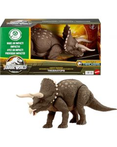 Jurassic World Dinosaurio de Juguete Triceratops Sustentable para niños de 4 años en adelante