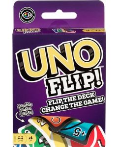 Mattel Games UNO Juegos de Mesa UNO Flip Nuevo Juego de Cartas +7 Años