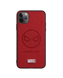 IRON SPIDER - Funda para iPhone 11 Pro Max, con personaje de superhéroe, funda de piel (rojo)