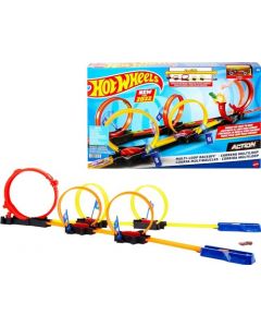 Hot Wheels Action, Pista Competencia Súper Loop, Pista de Juguete para niños de 4 años en adelante Compatible con Otros Sets