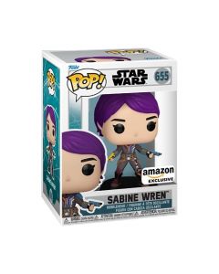 Funko Pop! Star Wars: Ahsoka - Sabine WREN Glow in The Dark, Amazon Exclusive