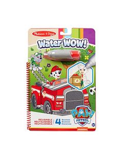 Melissa & Doug Paw Patrol Water Wow! - Bloc de Actividades de Viaje Revela-Color de Marshall