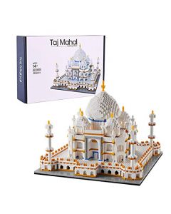 LUKHANG - Juego de construcción de modelos Taj Mahal de gran tamaño, 3950 piezas de micro bloques | Disfrutable, desafiante, estéticamente agradable, diversión para familias, adultos, distracción