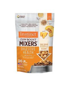 Instinct Freeze Dried Raw Boost Mixers Grain Free Digestive Health Recipe All Natural Cat Food Topper by Nature's Variety, 5.5 oz. Bag