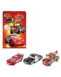 Mattel Cars de Disney y Pixar Vehículo de Juguete Paquete de 3 para niños de 3 años en adelante