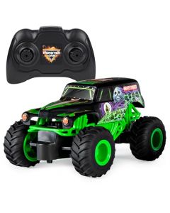 Monster Jam, auténtico Grave Digger Radio Control a Escala 1:24 y con 2.4 GHz, a Partir de 4 años