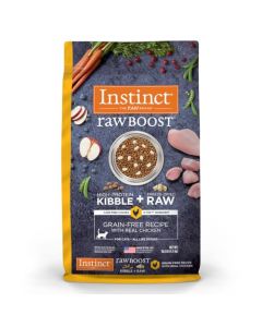 Instinct Raw Boost Grain Free Recipe with Real Chicken Natural Dry Cat Food by Nature's Variety, 10 lb. Bag