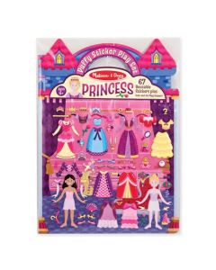 Melissa & Doug Set de Juego de Autoadhesivos Esponjosos Princesas, Libros de Actividades Para Niños, Ideal Para Viajes (67 Pegatinas)