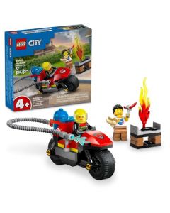 LEGO City Moto de Rescate de Bomberos Moto de Bomberos de Juguete 60410