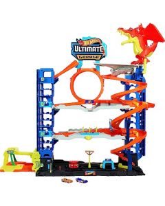 Hot Wheels City Pista de Juguete Ultimate Garage a Escala 1:64 para niños de 4 años en adelante