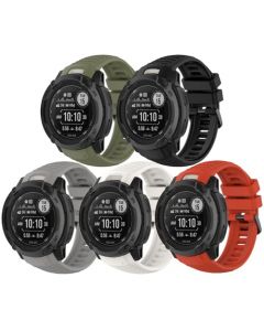 Compatible con Garmin Instinct 2X Solar, 26 mm de ancho de silicona suave correa de repuesto para Garmin Instinct 2X Solar