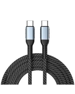 ARGOO 1 Metros 240W Cable USB Tipo C a C PD Carga Rapida 20V/5A Nylon Trenzado Compatible con iPad Pro, iPhone 15, Macbook Pro/Air, Huawei Matebook, Samsung Galaxy S24/S24 Plus/S24 Ultra