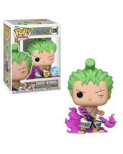 Funko - Pop Zoro Enma 1288 Edición Especial Glow One Piece de Eiichiro Oda