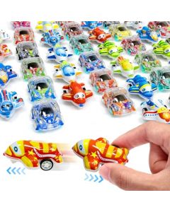 Juego de 48 Mini Coches y Aviones, Coches y Aviones de Juguete para Tirar Hacia Atrás, Coches de Juguete para Niños, Regalos de Pascua, Regalo de Cumpleaños, Regalos Novedosos para Niños 3+ Años